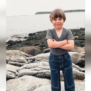 NWT Rudy Jude KID'S Utility Jeans Classic Indigo 8Y